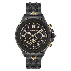 часовник,часовници,philipp,plein,sport,warrior,tech,watch,black,gold,(silver)