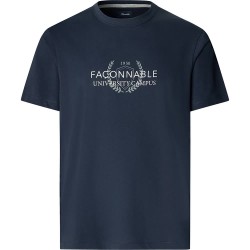 тениска,мъжки,тениски,façonnable,university,short,sleeve,t,shirt,marine,blue,(blue)