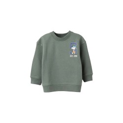 Блуза Zippy 3107417801 sweatshirt - Green (Dark Green) блуза,детски,блузи,zippy,3107417801,sweatshirt,green,(dark,green)