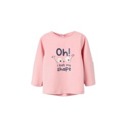 Тениска Zippy 3107424201 long sleeve T-shirt - Pink (Pink) тениска,мъжки,тениски,дамски,тениски,zippy,3107424201,long,sleeve,t,shirt,pink,(pink)
