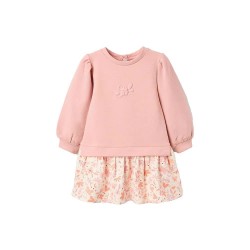 рокля,дамски,поли,и,рокли,zippy,3107459801,long,sleeve,dress,pink,(white)