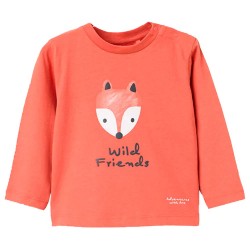 Тениска Zippy 3107460002 long sleeve T-shirt - Orange (Dark Orange) тениска,мъжки,тениски,дамски,тениски,zippy,3107460002,long,sleeve,t,shirt,orange,(dark,orange)
