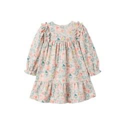 Рокля Zippy 3107489901 long sleeve dress - Beige (Light Beige) рокля,дамски,поли,и,рокли,zippy,3107489901,long,sleeve,dress,beige,(light,beige)
