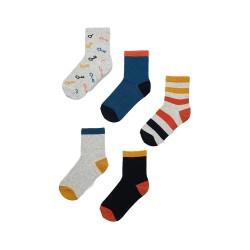 Чорапи Zippy 31074992035061 socks 5 pairs - Multicolor (Mixed) чорапи,мъжки,чорапи,дамски,чорапи,zippy,31074992035061,socks,5,pairs,multicolor,(mixed)