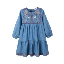 Рокля Zippy 3107515901 long sleeve dress - Blue (Blue) рокля,дамски,поли,и,рокли,zippy,3107515901,long,sleeve,dress,blue,(blue)