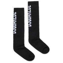 детски,чорапи,детски,чорапи,dsquared2,kids,dq2358,socks,black