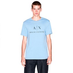 Тениска Armani exchange 8NZTCJ_Z8H4Z short sleeve T-shirt - Blue (Faded Denim) тениска,мъжки,тениски,дамски,тениски,armani,exchange,8nztcj,z8h4z,short,sleeve,t,shirt,blue,(faded,denim)