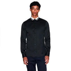 риза,с,дълъг,ръкав,дамски,ризи,мъжки,ризи,armani,exchange,xm001224,af10192,long,sleeve,shirt,black,(deep,navy)