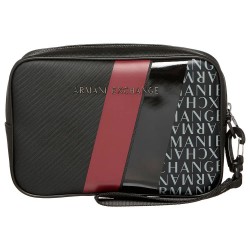Несесер Armani exchange XM001271_AF11935 wash bag - Black (Black / Pomegranate / Blue) несесер,тоалетни,принадлежности,armani,exchange,xm001271,af11935,wash,bag,black,(black,pomegranate,blue)