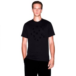 тениска,мъжки,тениски,armani,exchange,xm001412,af10356,short,sleeve,t,shirt,black,(black)