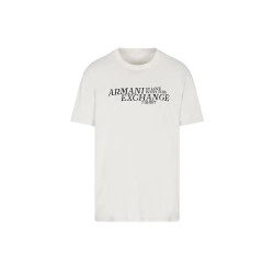 тениска,мъжки,тениски,armani,exchange,xm001413,af16432,short,sleeve,t,shirt,white,(wind,chime,armani,ex)