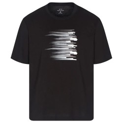 тениска,мъжки,тениски,дамски,тениски,armani,exchange,xm001450,af10358,short,sleeve,t,shirt,black,(black,lines)