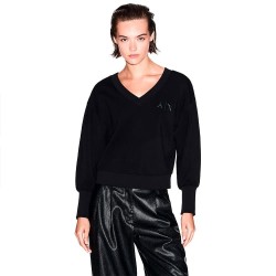 Блуза Armani exchange XW000972_AF16111 sweatshirt - Black (Black) блуза,дамски,блузи,armani,exchange,xw000972,af16111,sweatshirt,black,(black)