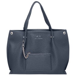 Пазарска чанта Armani exchange XW001211_AF15625 Shopper Bag - Blue (Sky Captain) пазарска,чанта,всички,чанти,armani,exchange,xw001211,af15625,shopper,bag,blue,(sky,captain)