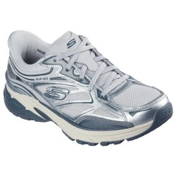 маратонки,дамски,маратонки,skechers,stamina,sport,trainers,silver,duraleather,gray,mesh,trim