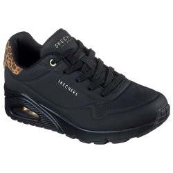 маратонки,дамски,маратонки,skechers,uno,jungle,nite,trainers,black,durabuck,leopard,printed,suede,mesh,trim,(black)