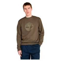 блуза,мъжки,пуловери,timberland,kennebec,river,tree,logo,crew,neck,sweatshirt,leaf,green,(green,brown)