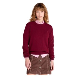 блуза,дамски,пуловери,дамски,плетени,дрехи,timberland,merino,sweater,red,(burgundy)