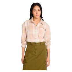 риза,с,дълъг,ръкав,дамски,блузи,дамски,ризи,timberland,midweight,flannel,pocket,long,sleeve,shirt,doeskin,yd