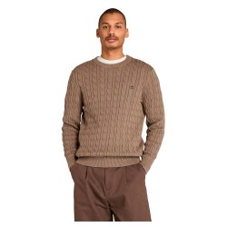 блуза,мъжки,пуловери,timberland,williams,river,cable,sweater,chocolate,chip,(brown)