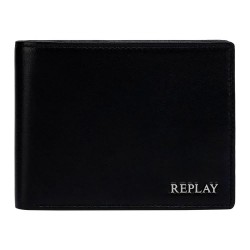 Replay FM5334.000.A1203A wallet - Black (Silver Black) портфейли,и,портмонета,replay,fm5334.000.a1203a,wallet,black,(silver,black)