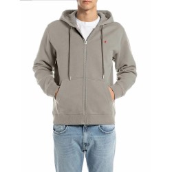 блуза,мъжки,пуловери,replay,m3107.000.23736p,full,zip,sweatshirt,grey,(silver)