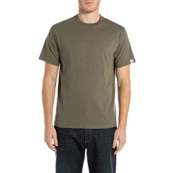 тениска,мъжки,тениски,replay,m3200.000.2660,short,sleeve,t,shirt,green,(mud)