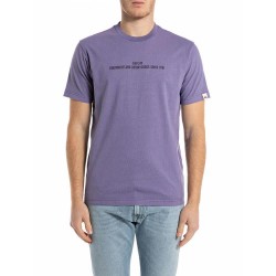 тениска,мъжки,тениски,replay,m3242.000.22662g,short,sleeve,t,shirt,violet,(purple)