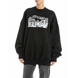 блуза,дамски,блузи,replay,w3505.000.23942,sweatshirt,black