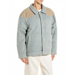 яке,дамски,якета,и,палта,replay,w7918.000.10359,padded,jacket,light,denim,stone,ivory,brown,(grey)