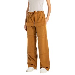 Панталони Replay W8182.000.85367G pants - Brown (Camp Bronze) панталони,дамски,панталони,replay,w8182.000.85367g,pants,brown,(camp,bronze)