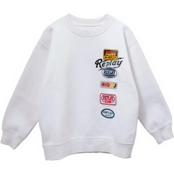 блуза,детски,блузи,replay,sb2074.051.23978,sweatshirt,white,(natural,white)