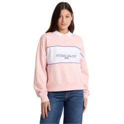блуза,дамски,блузи,guess,jeans,w5gq17,k68i4,sweatshirt,blush,cotton,multi,(pink)