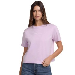 тениска,дамски,тениски,guess,jeans,w5ri42,k8hm0,boxy,fit,short,sleeve,t,shirt,lilla,flower,(purple)