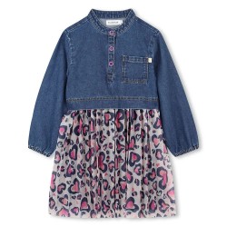 Рокля Billieblush U21299 dress - Blue (Stone) рокля,дамски,поли,и,рокли,billieblush,u21299,dress,blue,(stone)