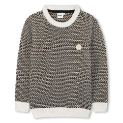 блуза,детски,блузи,boss,j52345,sweater,black,(black)