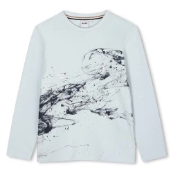 тениска,мъжки,тениски,дамски,тениски,boss,j52374,long,sleeve,t,shirt,blue,(pale,blue)