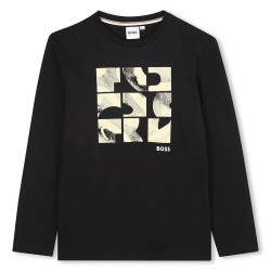 тениска,мъжки,тениски,дамски,тениски,boss,j52376,long,sleeve,t,shirt,black,(black)