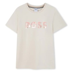тениска,мъжки,тениски,дамски,тениски,boss,j52426,short,sleeve,t,shirt,beige,(sand)