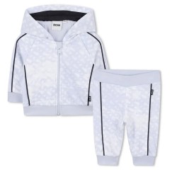 Анцуг BOSS J52534 tracksuit - Grey (Pale Blue) анцуг,детски,анцузи,boss,j52534,tracksuit,grey,(pale,blue)