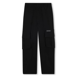 Панталони DKNY D62372 pants - Black (Black) панталони,детски,панталони,dkny,d62372,pants,black,(black)