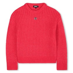 Блуза DKNY D62383 sweater - Red (Fuschia) блуза,детски,блузи,dkny,d62383,sweater,red,(fuschia)
