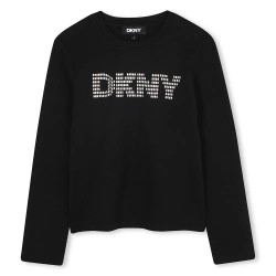 тениска,детски,тениски,dkny,d62414,long,sleeve,t,shirt,black