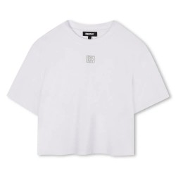 Тениска DKNY D62411 short sleeve T-shirt - White (White) тениска,мъжки,тениски,дамски,тениски,dkny,d62411,short,sleeve,t,shirt,white,(white)