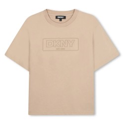 Тениска DKNY D62459 short sleeve T-shirt - Beige (Stone) тениска,мъжки,тениски,дамски,тениски,dkny,d62459,short,sleeve,t,shirt,beige,(stone)