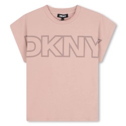 Тениска DKNY D62412 short sleeve T-shirt - Pink (Powder) тениска,мъжки,тениски,дамски,тениски,dkny,d62412,short,sleeve,t,shirt,pink,(powder)