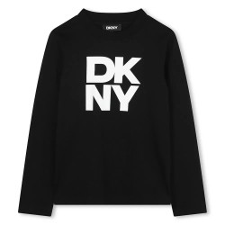 тениска,детски,тениски,dkny,d62457,long,sleeve,t,shirt,black