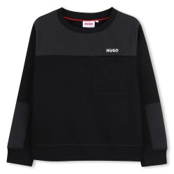 Блуза HUGO G00449 sweatshirt - Black (Black) блуза,детски,блузи,hugo,g00449,sweatshirt,black,(black)
