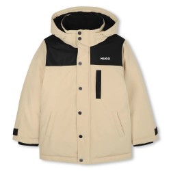 Анорак HUGO G00485 parka - Beige / Black (Beige / Black) анорак,мъжки,якета,hugo,g00485,parka,beige,black,(beige,black)