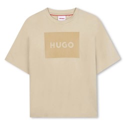 Тениска HUGO G00440 short sleeve T-shirt - Beige (Stone) тениска,мъжки,тениски,дамски,тениски,hugo,g00440,short,sleeve,t,shirt,beige,(stone)
